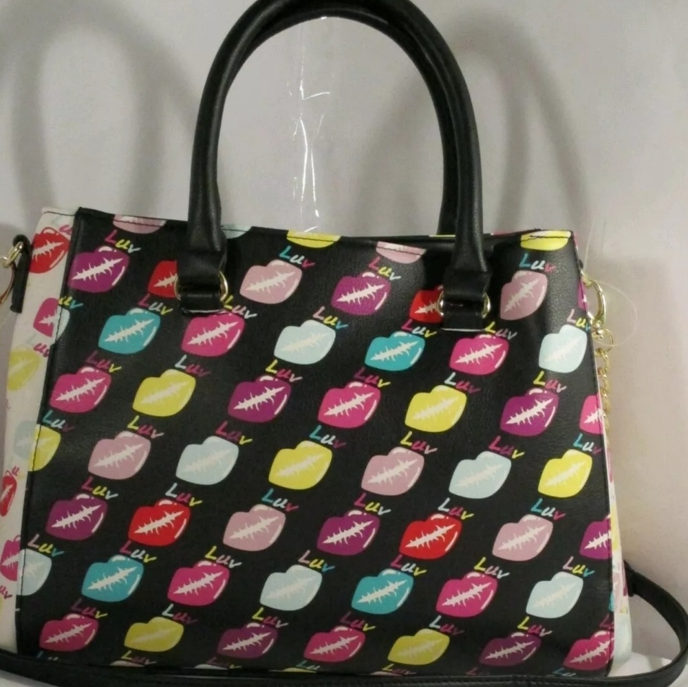 Luv Betsey johnson  Satchel crossbody 3 Compartmen